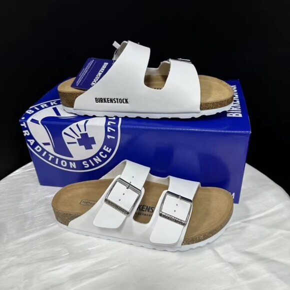 Birkenstock Arizona White Sandals – Brand New in Box - Picture 3 of 5
